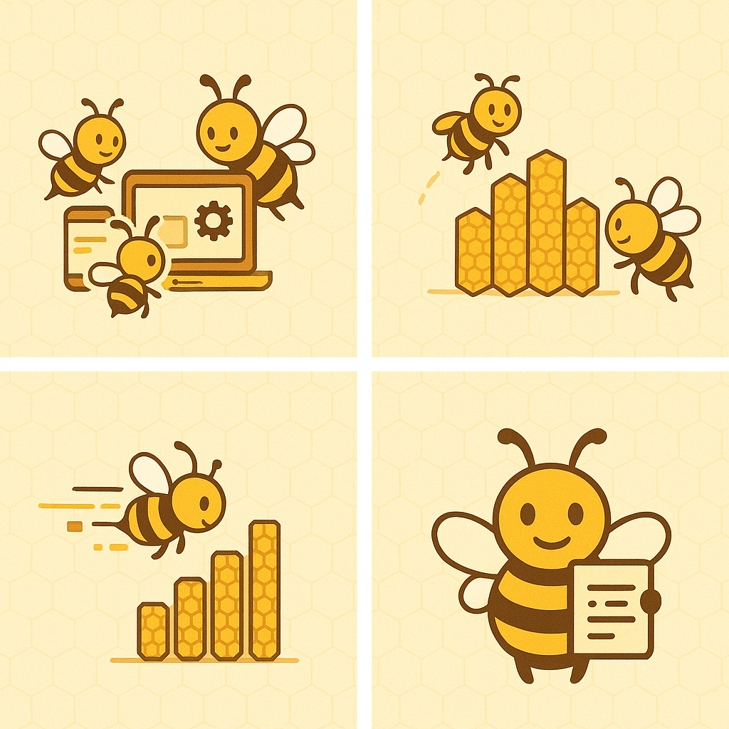 ServiceBeeHive Illustrations